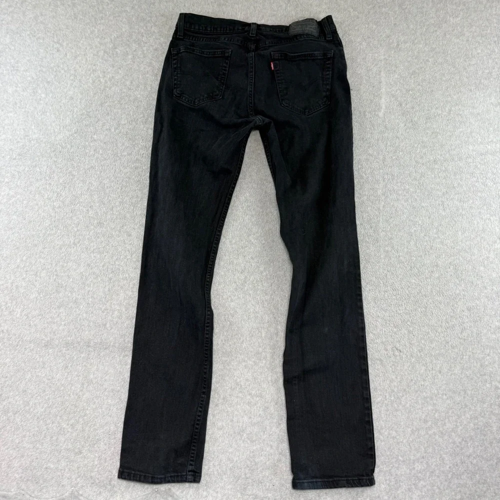 Levi's 511 Slim Fit Jeans Mens 32x34 Black Stretch Denim Casual